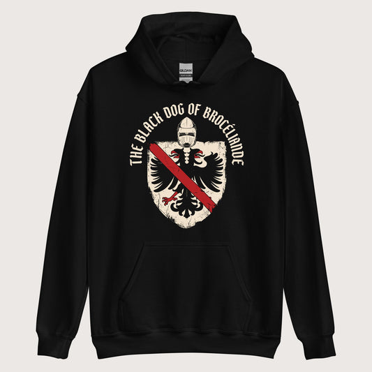 Black Du Guesclin The Black Dog of Brocéliande Hoodie - history buff gift by HistoHead