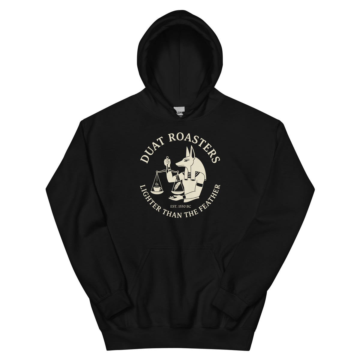 Black Duat Roasters Hoodie - history buff gift by HistoHead