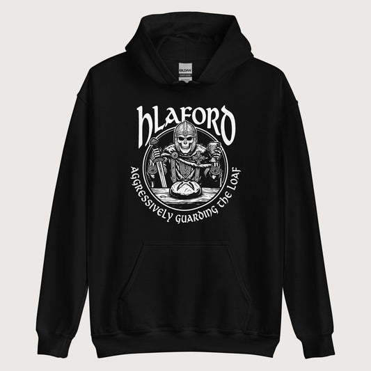 Black Hlaford Loaf Guardian Hoodie - history buff gift by HistoHead