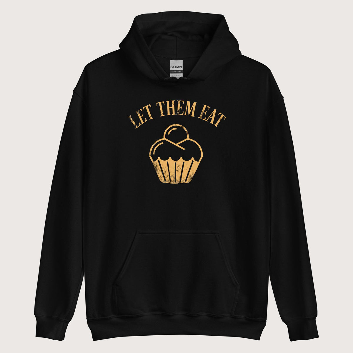 Black Let Them Eat Cake Hoodie - history buff gift by HistoHead
