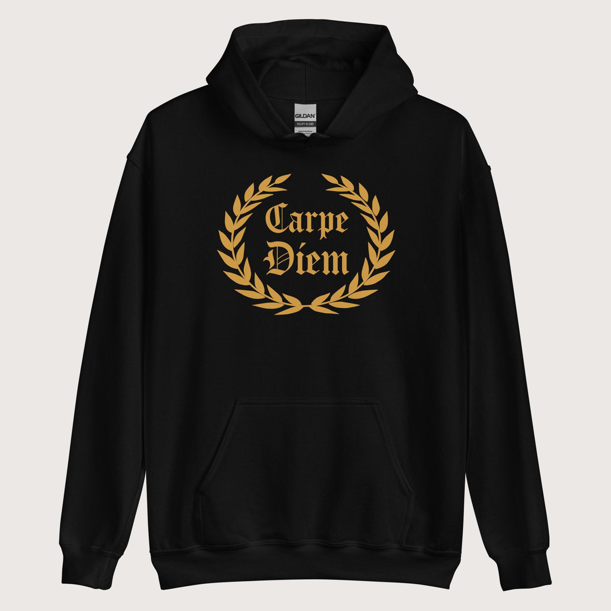 Black Carpe Diem Hoodie - history buff gift by HistoHead