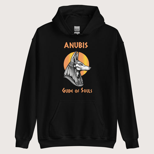 Black Anubis Guide of Souls Hoodie - history buff gift by HistoHead