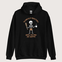 Black Until I've Had My Coffee Hoodie - history buff gift by HistoHead