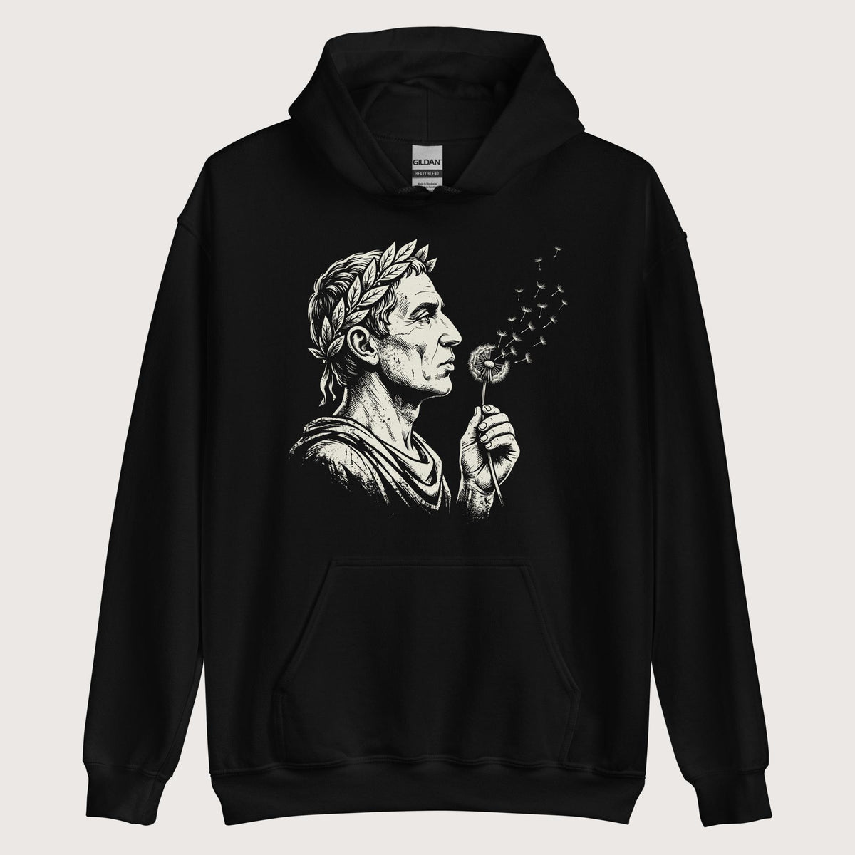 Black Caesar Blowing Wishes Hoodie - history buff gift by HistoHead