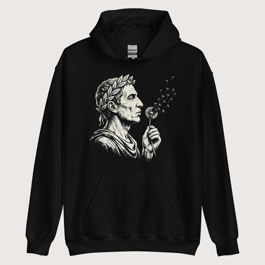 Black Caesar Blowing Wishes Hoodie - history buff gift by HistoHead