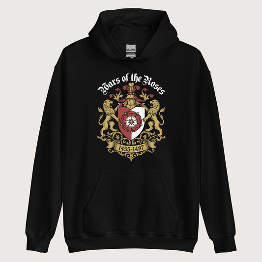 Black Wars of the Roses Hoodie - history buff gift by HistoHead