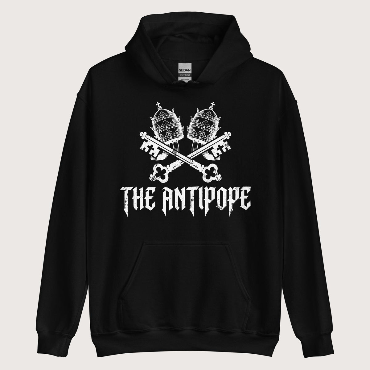 Black The Antipope Hoodie - history buff gift by HistoHead