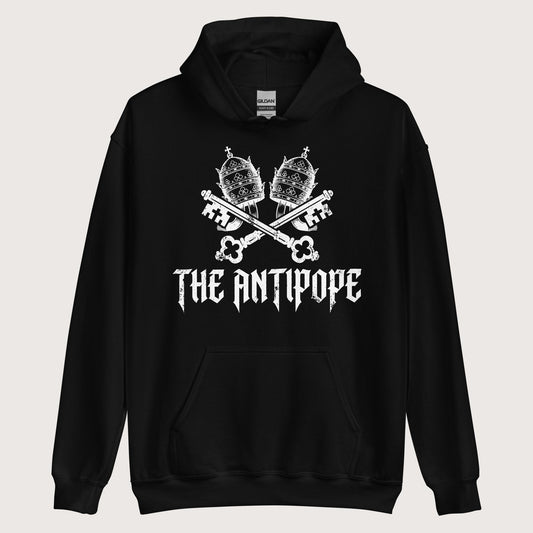 Black The Antipope Hoodie - history buff gift by HistoHead