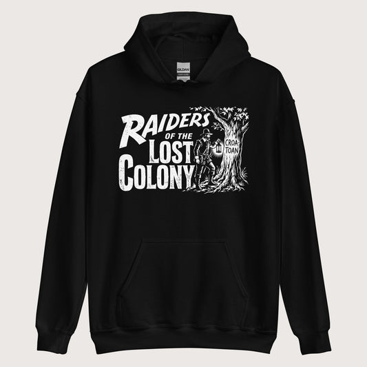 Black Raiders of the Lost Colony Hoodie - history buff gift by HistoHead