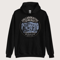 Black Collaborative Synergy Hoodie - history buff gift by HistoHead