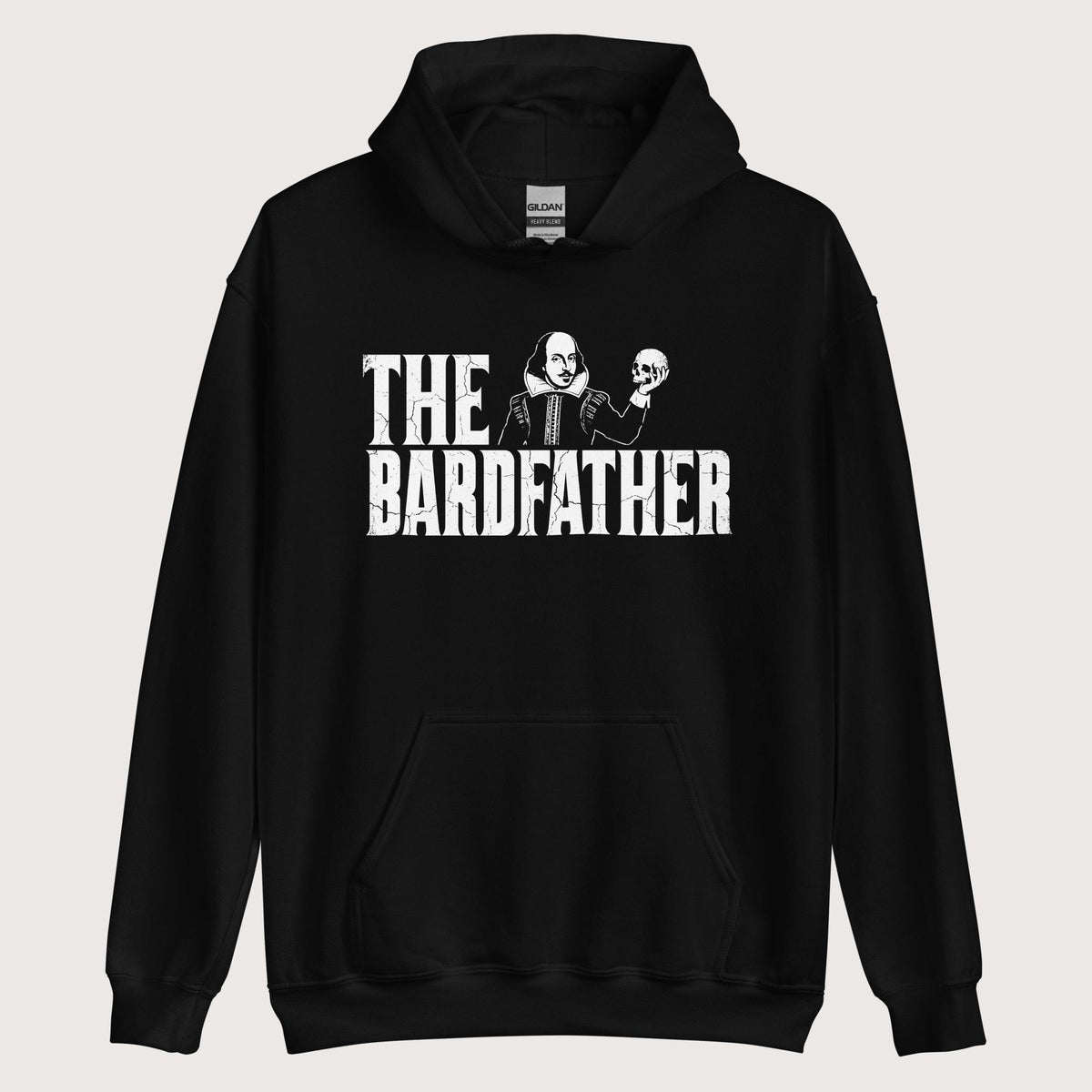 Black Shakespeare The Bardfather Hoodie - history buff gift by HistoHead