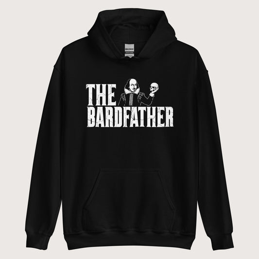 Black Shakespeare The Bardfather Hoodie - history buff gift by HistoHead