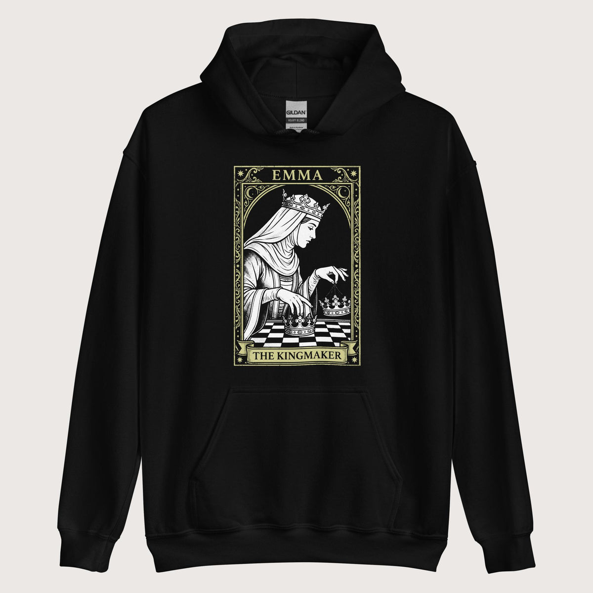 Black Emma of Normandy The Kingmaker Hoodie - history buff gift by HistoHead