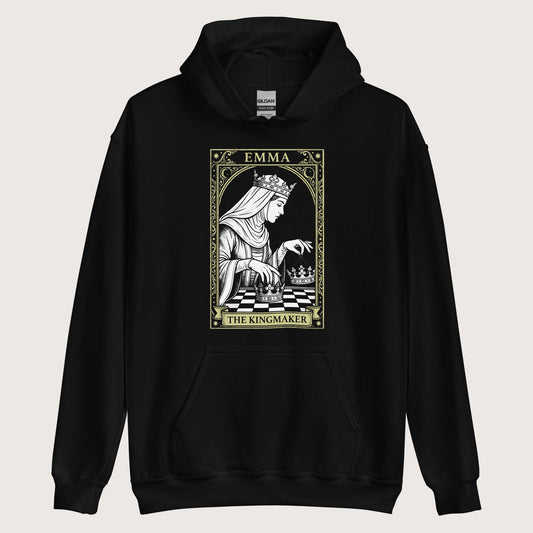 Black Emma of Normandy The Kingmaker Hoodie - history buff gift by HistoHead
