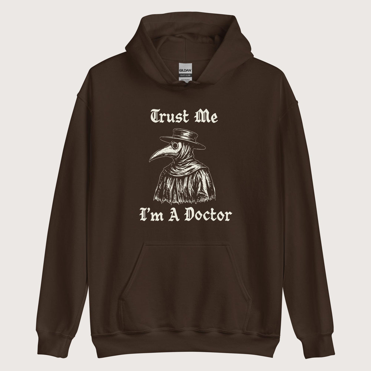 Dark Chocolate Trust Me I'm A Doctor Hoodie - history buff gift by HistoHead