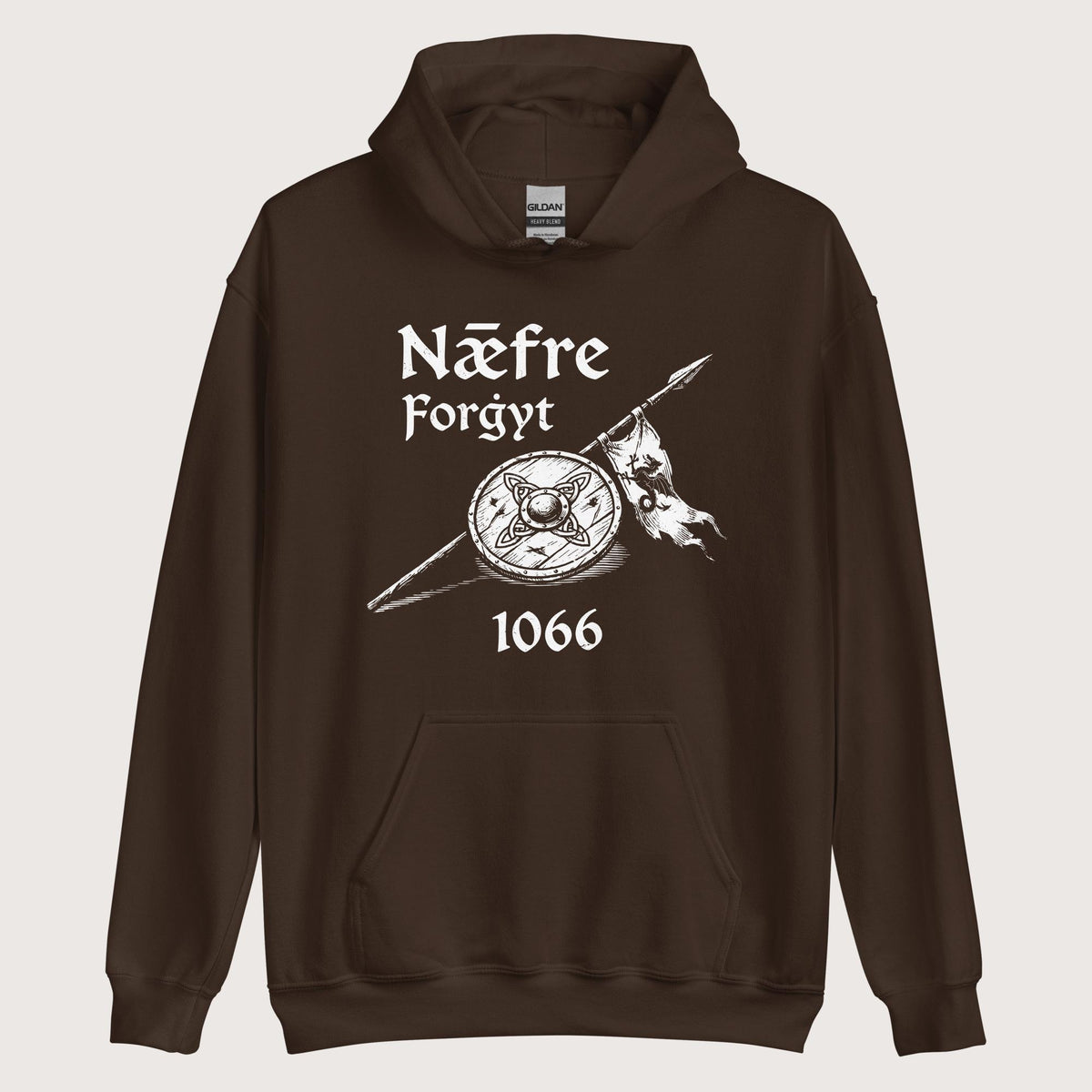 Dark Chocolate Never Forget 1066 Hoodie - history buff gift by HistoHead
