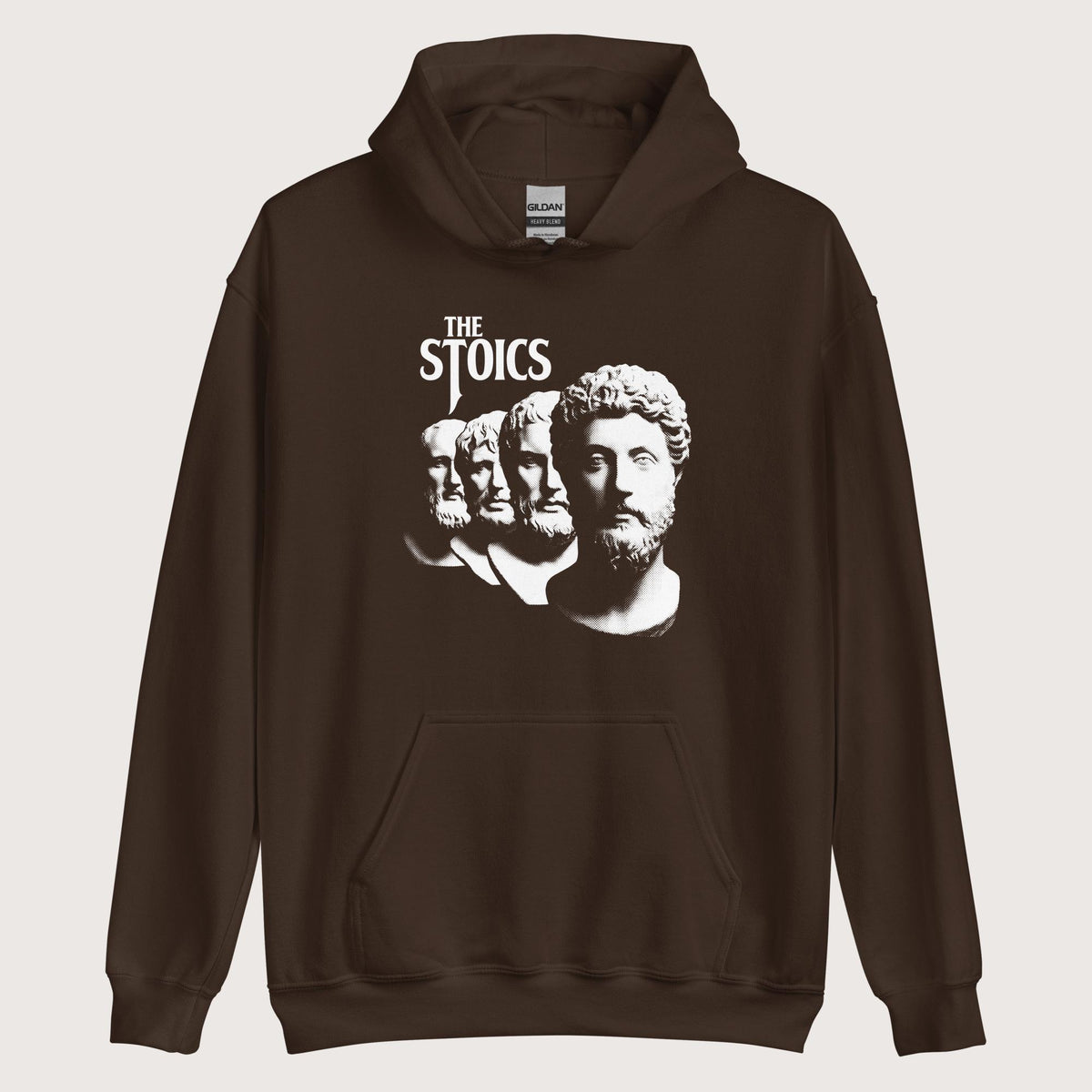 Dark Chocolate The Stoics Band Hoodie - history buff gift by HistoHead