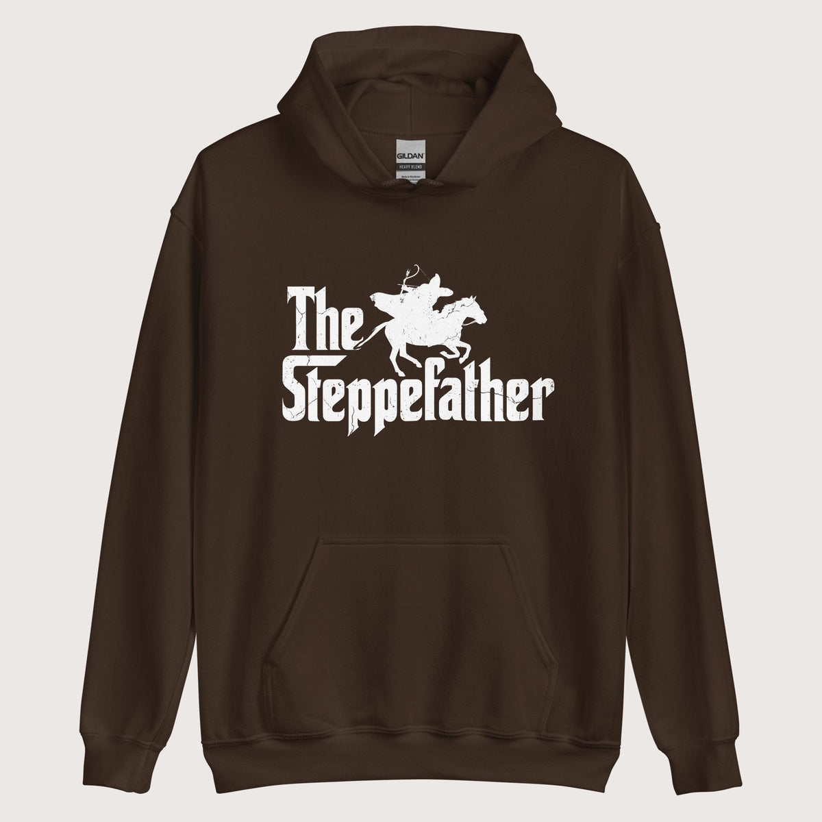 Dark Chocolate The Steppefather Parthian Shot Hoodie - history buff gift by HistoHead