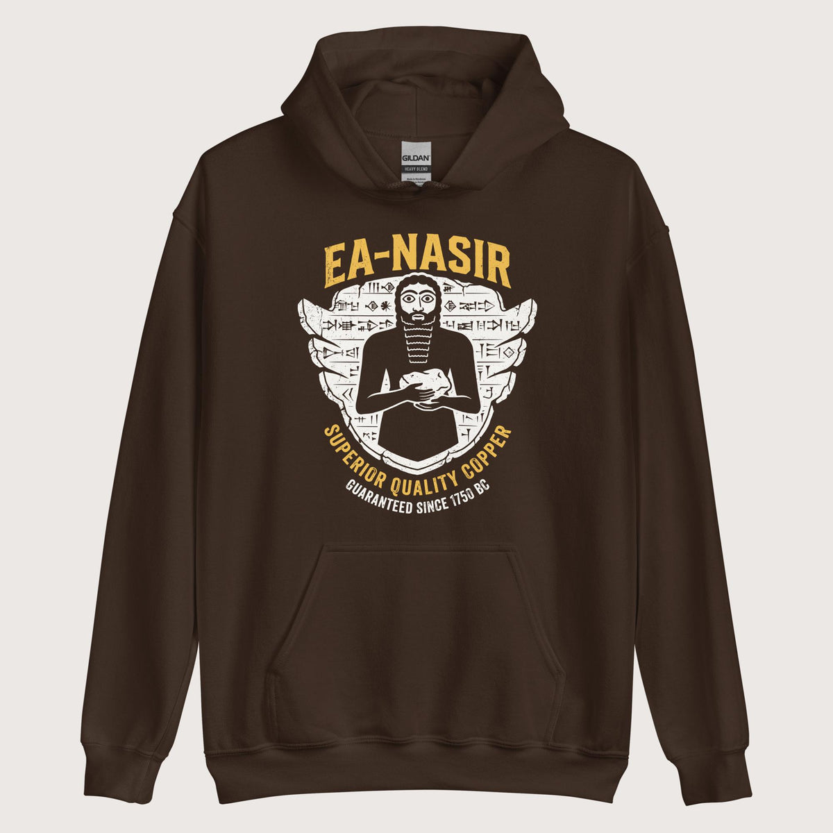 Dark Chocolate Ea-Nasir Superior Copper Guaranteed Hoodie - history buff gift by HistoHead