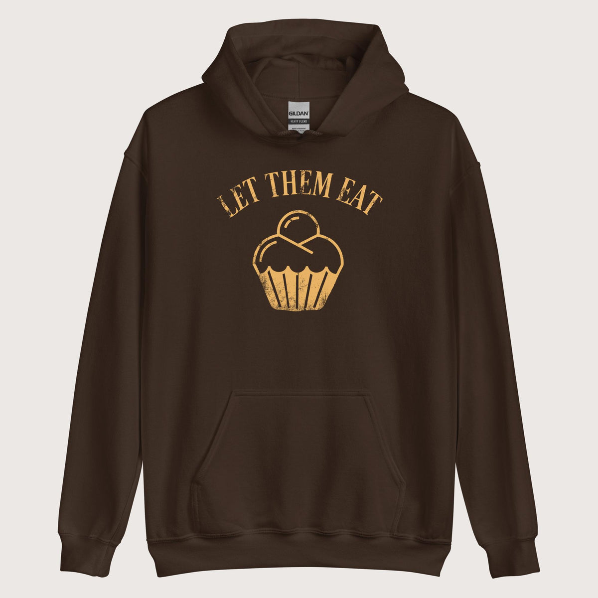 Dark Chocolate Let Them Eat Cake Hoodie - history buff gift by HistoHead