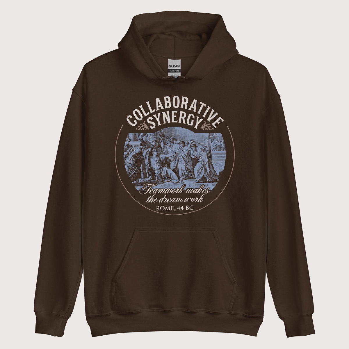 Dark Chocolate Collaborative Synergy Hoodie - history buff gift by HistoHead