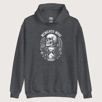 Dark Heather Memento Mori Tempus Fugit Hoodie - history buff gift by HistoHead