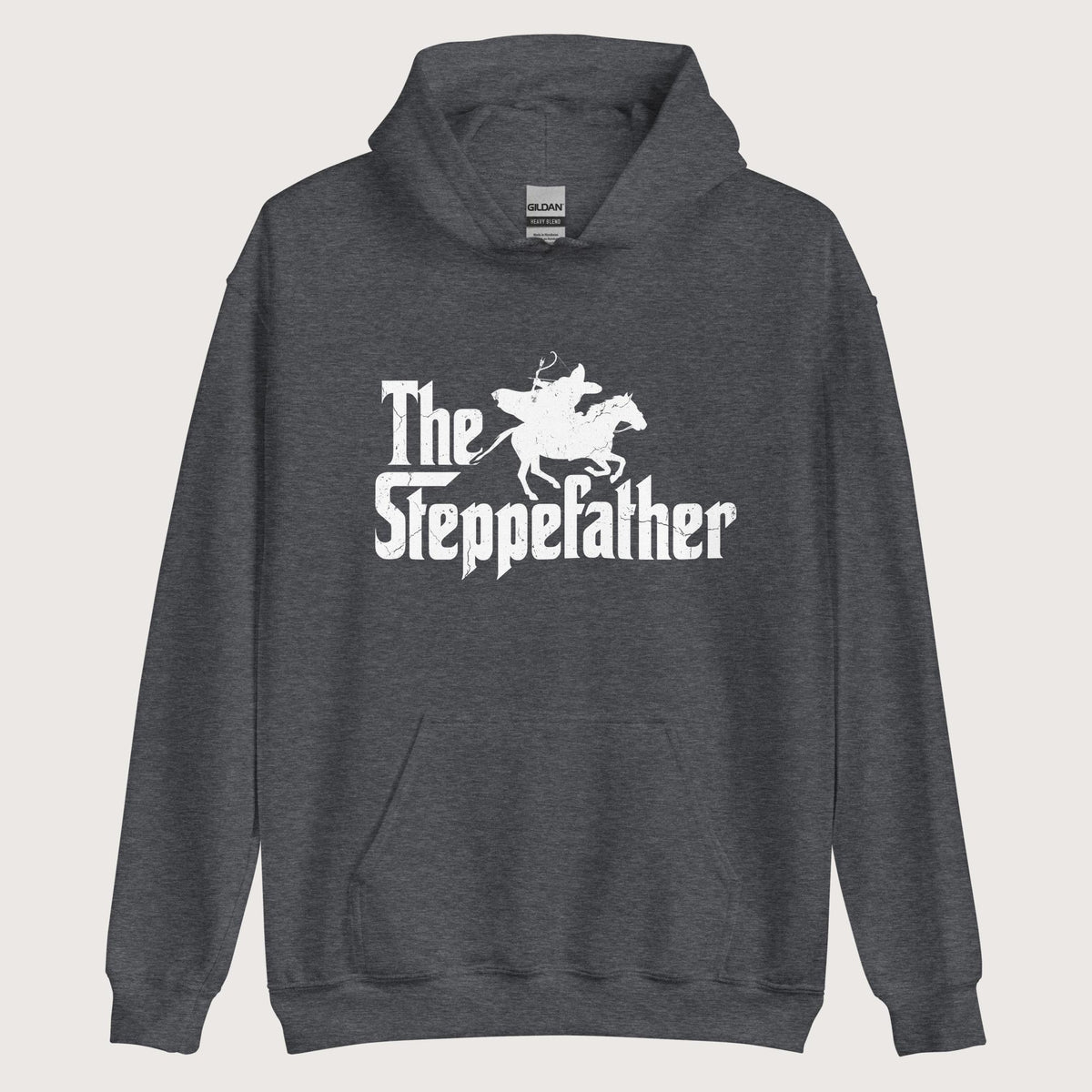 Dark Heather The Steppefather Parthian Shot Hoodie - history buff gift by HistoHead