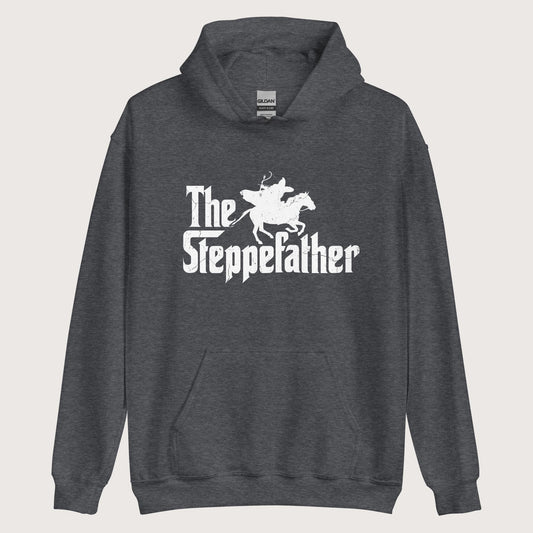 Dark Heather The Steppefather Parthian Shot Hoodie - history buff gift by HistoHead