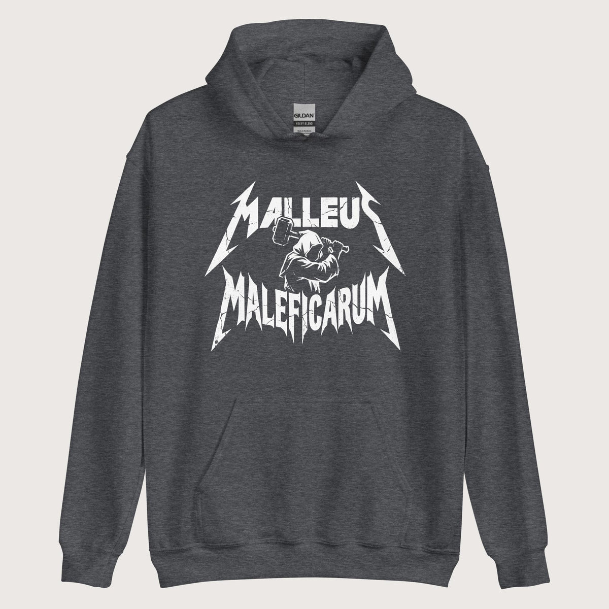 Dark Heather Malleus Maleficarum Hoodie - history buff gift by HistoHead
