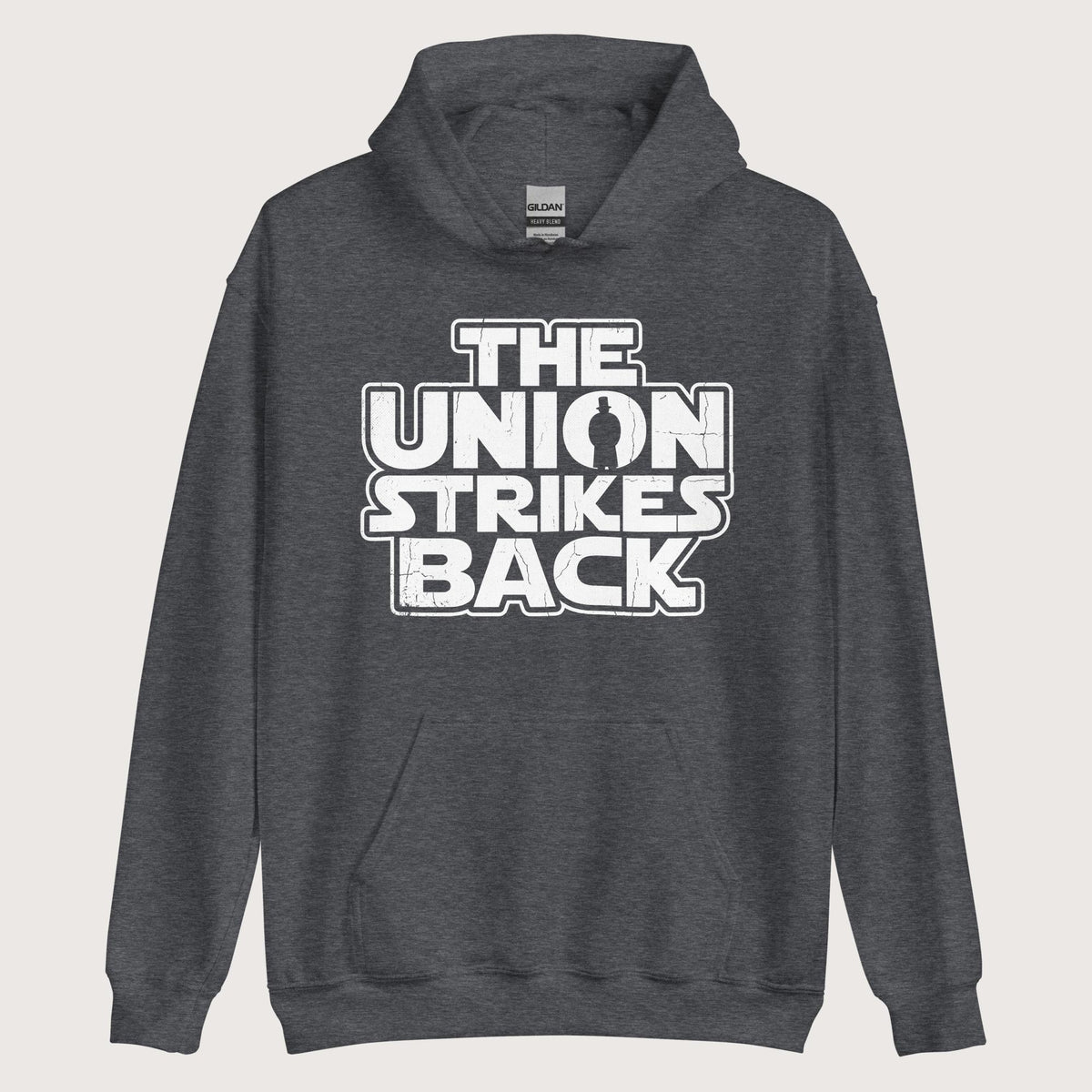 Dark Heather The Union Strikes Back Hoodie - history buff gift by HistoHead
