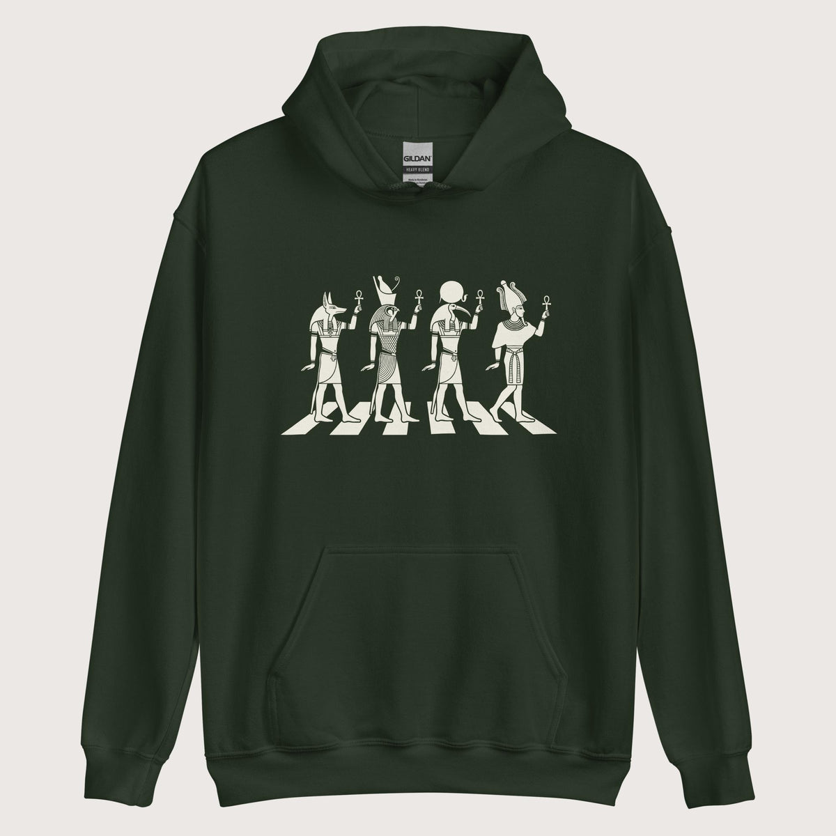 Forest Green Nile Road Hoodie - history buff gift by HistoHead