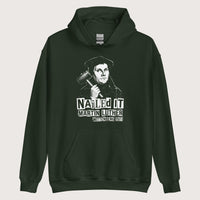 Forest Green Nailed It Hoodie - history buff gift by HistoHead