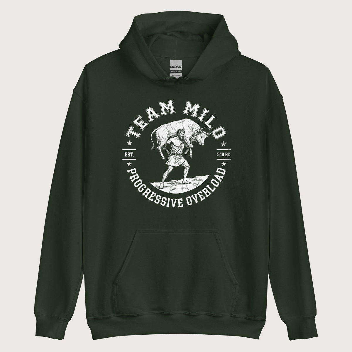 Forest Green Team Milo Hoodie - history buff gift by HistoHead