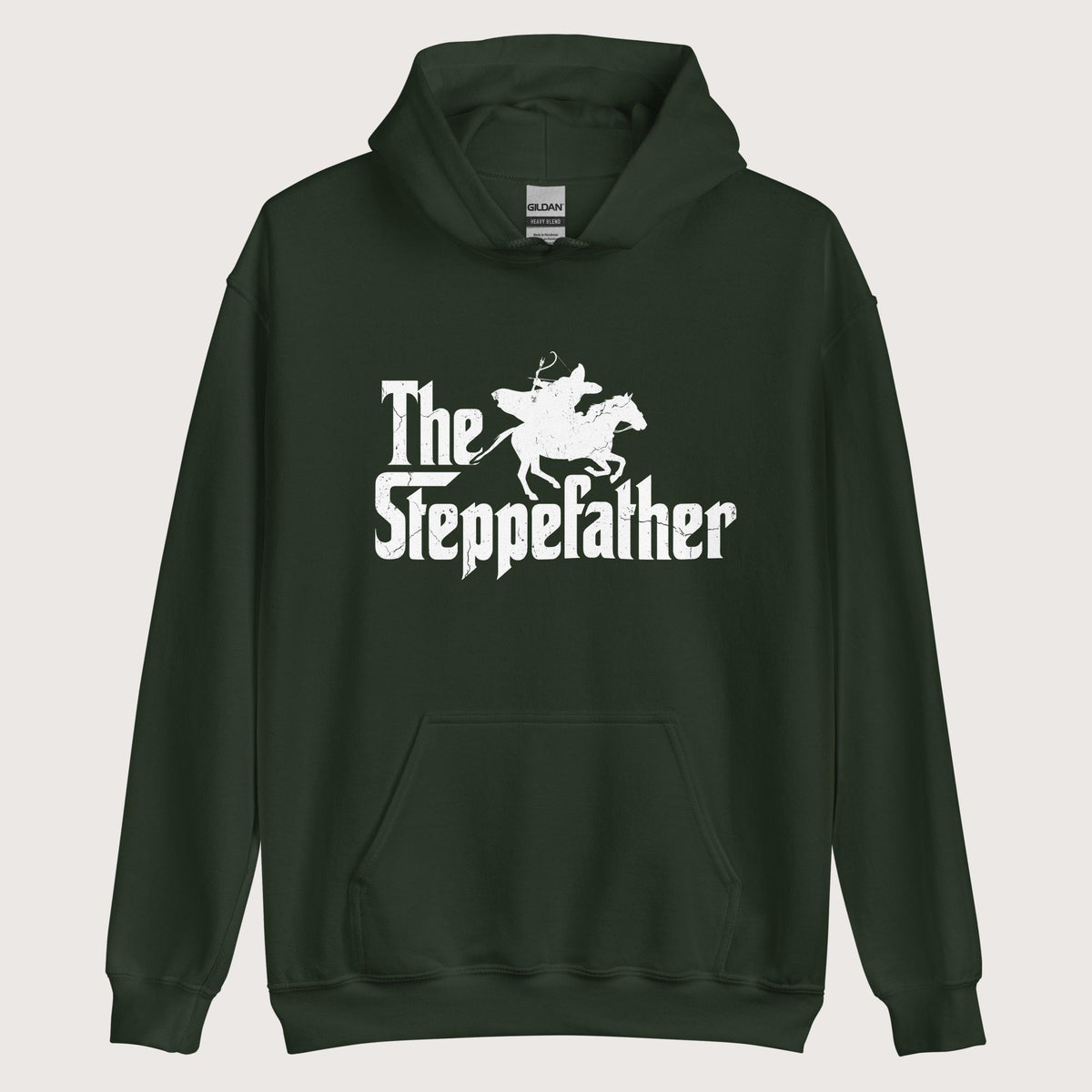 Forest Green The Steppefather Parthian Shot Hoodie - history buff gift by HistoHead