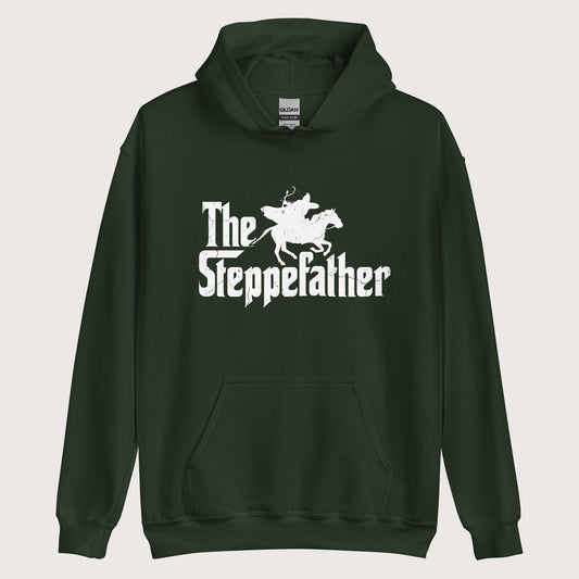 Forest Green The Steppefather Parthian Shot Hoodie - history buff gift by HistoHead