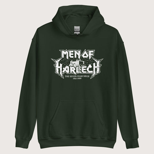 Forest Green Men of Harlech Hoodie - history buff gift by HistoHead