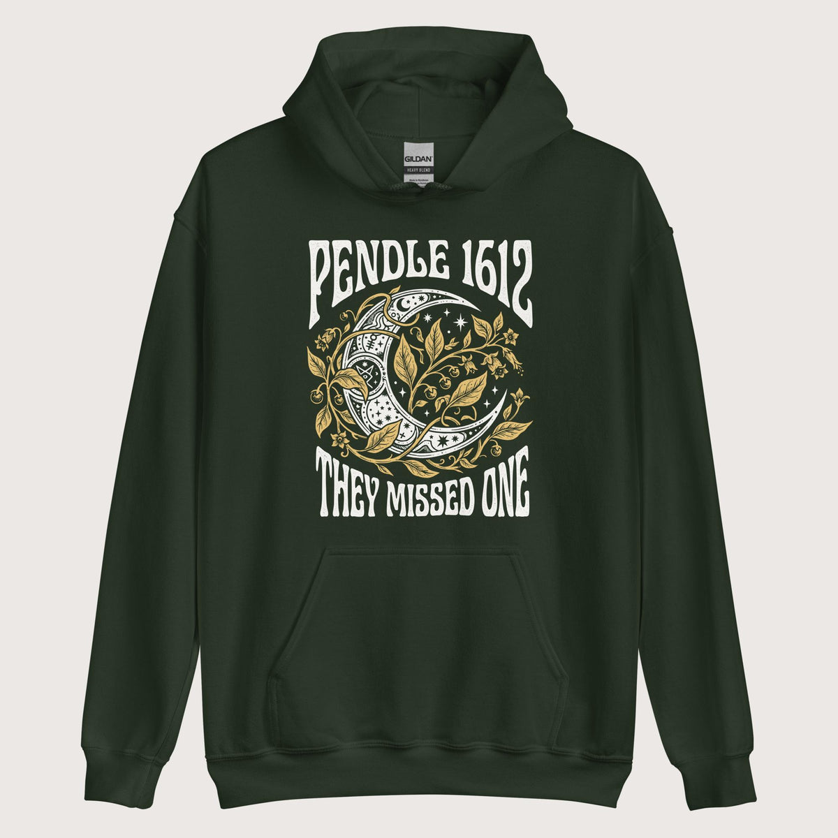 Forest Green Pendle Witch Trials They Missed One Hoodie - history buff gift by HistoHead