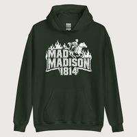 Forest Green Mad Madison Hoodie - history buff gift by HistoHead