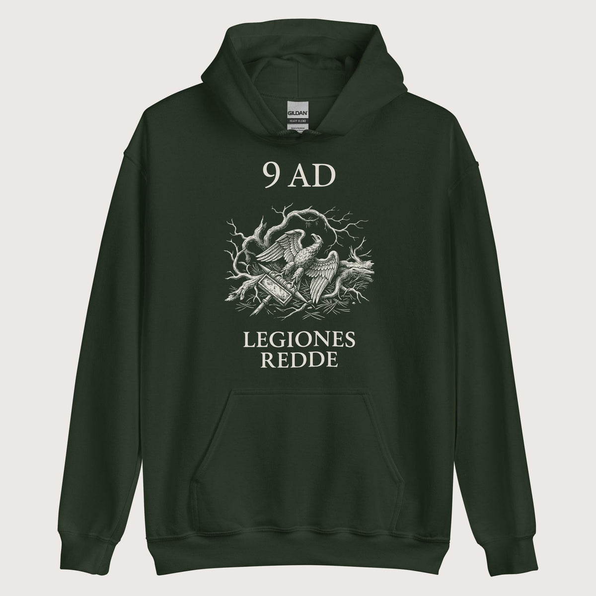 Forest Green Give Me Back My Legions Hoodie - history buff gift by HistoHead