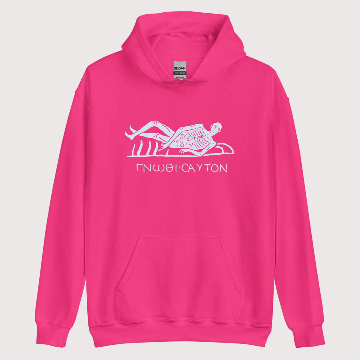 Heliconia Know Thyself Skeleton Hoodie - history buff gift by HistoHead