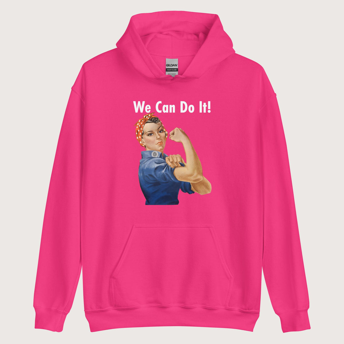 Heliconia Rosie We Can Do It Hoodie - history buff gift by HistoHead
