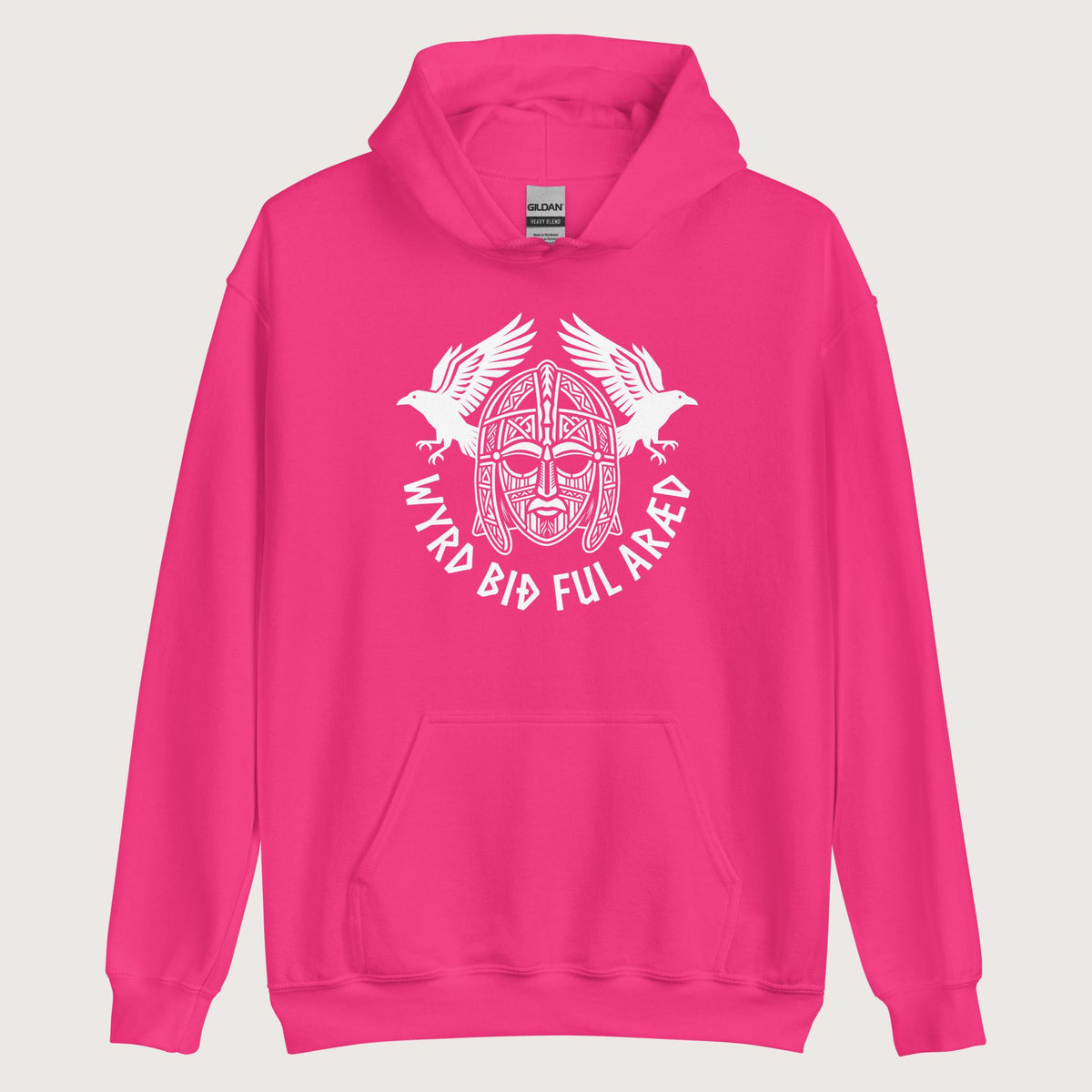 Heliconia Wyrd Bið Ful Aræd Sutton Hoo Helmet Edition Hoodie - history buff gift by HistoHead