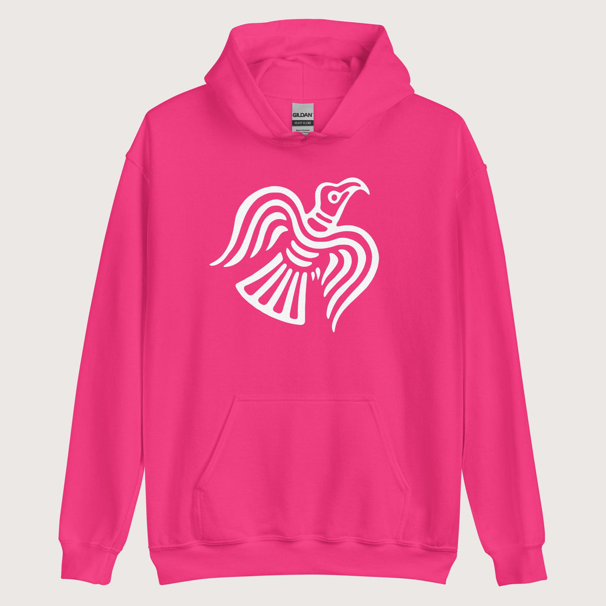 Heliconia Viking Raven Symbol Hoodie - history buff gift by HistoHead