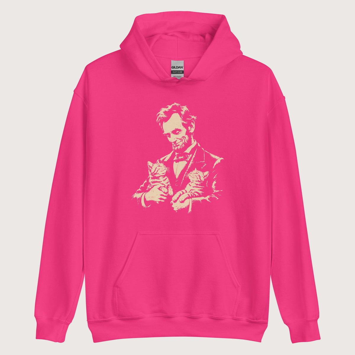 Heliconia Lincoln's Cats Hoodie - history buff gift by HistoHead