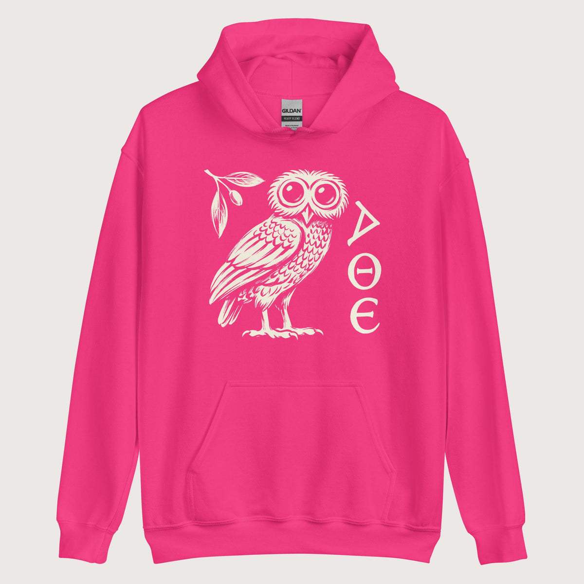 Heliconia Owl of Athena Hoodie - history buff gift by HistoHead