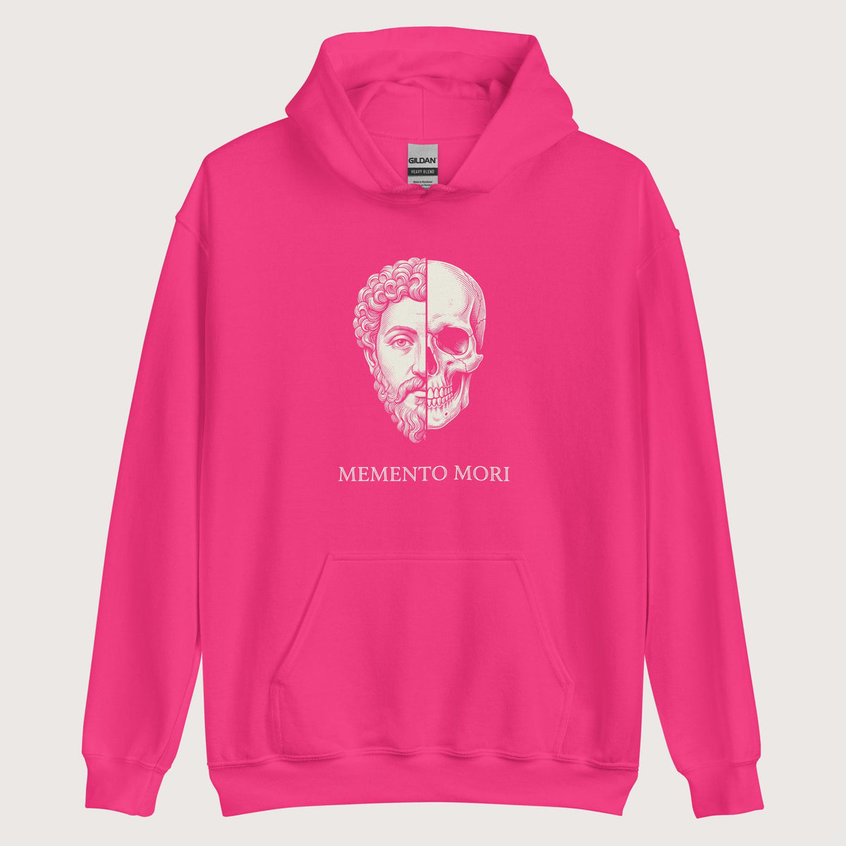 Heliconia Marcus Aurelius Skull Hoodie - history buff gift by HistoHead