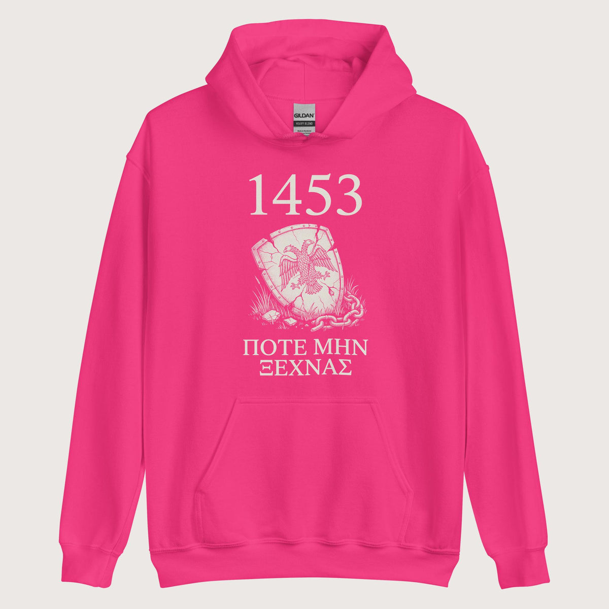 Heliconia 1453 Never Forget Hoodie - history buff gift by HistoHead