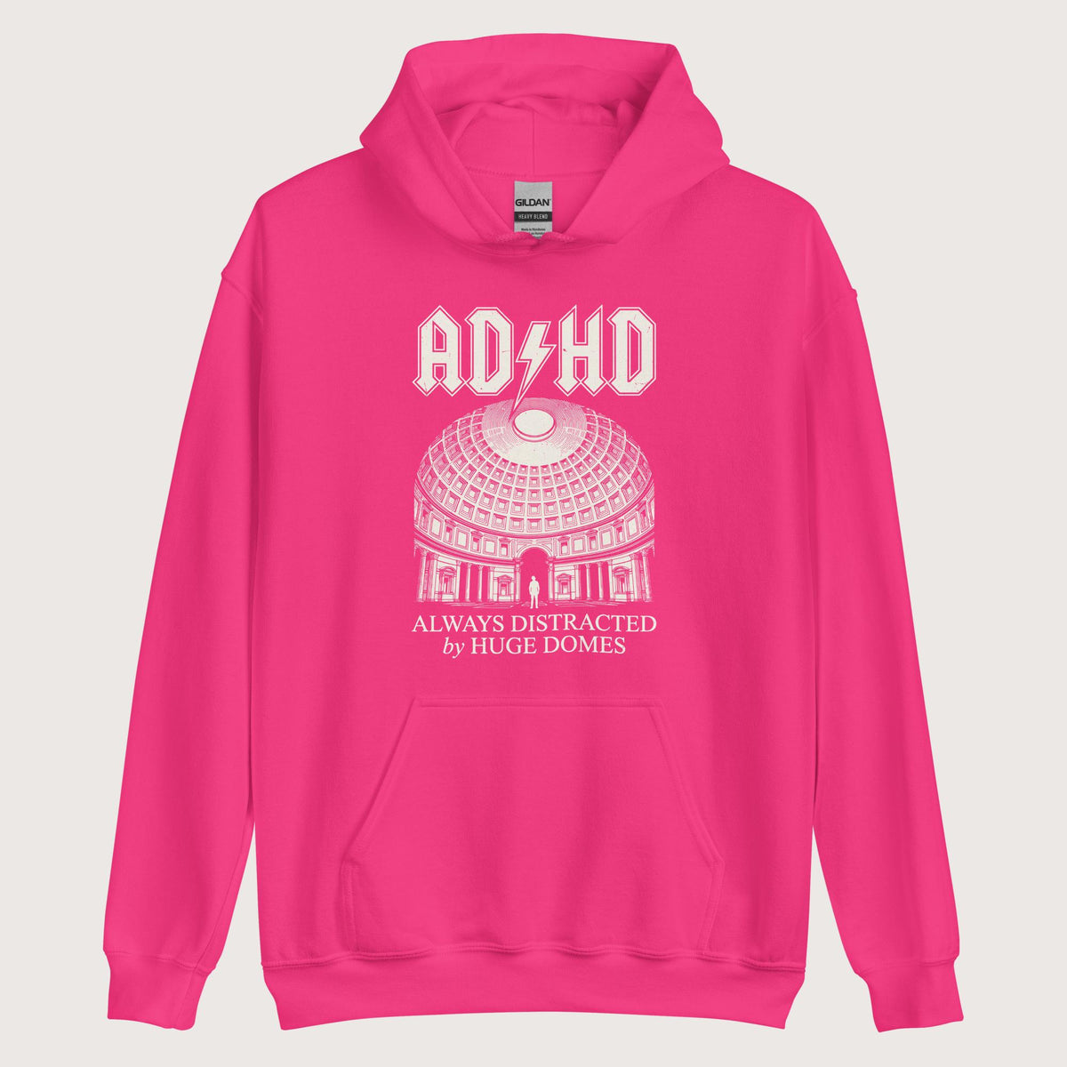 Heliconia Always Distracted by Huge Domes Hoodie - history buff gift by HistoHead