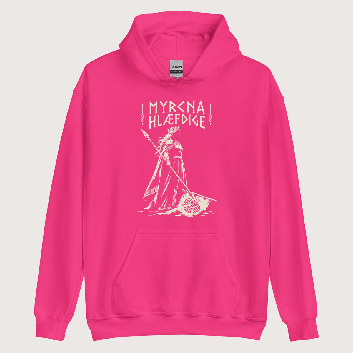 Heliconia Æthelflæd Myrcna Hlæfdige Hoodie - history buff gift by HistoHead