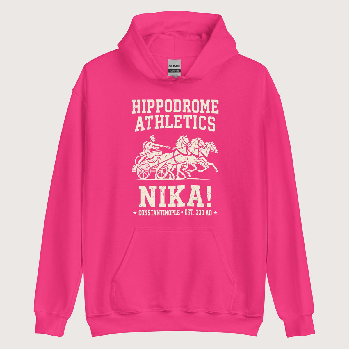 Heliconia Hippodrome Athletics Hoodie - history buff gift by HistoHead